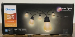 Govee Lynx Warm Yellow LED Bulb String Lights H7003 - Picture 1 of 5
