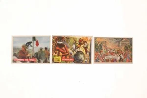 3 tarjetas no deportivas vintage redondeadas de Daniel Boone y presidente de los Estados Unidos de Davy Crockett - Imagen 1 de 2