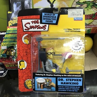Los Simpson Dr. Stephen Hawking MUNDO DE SPRINGFIELD Interactivo -LEER- Foto 1 de 4
