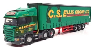 Corgi 1/50 Scale CC13703 Scania R Series HR Curtainside CS Ellis Group Ltd Green - Picture 1 of 6