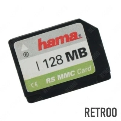 Hama MultiMedia Card 128MB RS-MMC Type Memory Card Camera/Phone/Player’s/PDA - Image 1 of 2