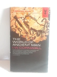The World of Ancient Man I.W. Cornwall cover art 1966 paperback fp e7 - Imagen 1 de 8