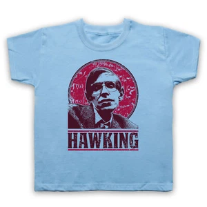 STEPHEN HAWKING UNOFFICIAL THEORETICAL PHYSICS TRIBUTE KIDS CHILDS T-SHIRT - Picture 1 of 11