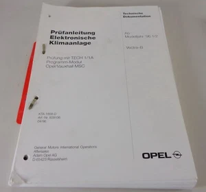 Manual de Taller Instrucciones Inspección Opel Vectra B Aire Acondicionado Desde - Imagen 1 de 1