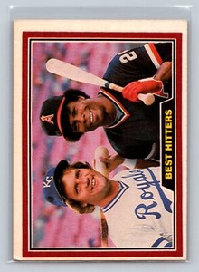 1981 Donruss #537 Best Hitters (George Brett, Rod Carew) Nr Mt Mt