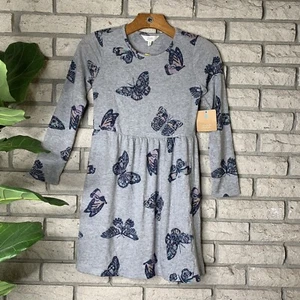 NWT Stitch Fix Bixby Nomad Butterfly Dress Long Sleeve Size Medium 8/10 Girls - Picture 1 of 7