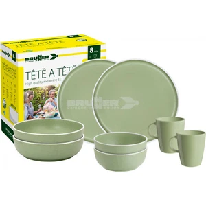 Juego de mesa premium efecto gres melamina al aire libre mezcla y combina dolomita brunner - Imagen 1 de 28