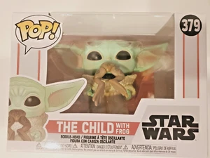 The Child with Frog #379 The Mandalorian Baby Yoda Grogu  Funko POP!  Star Wars - Picture 1 of 7