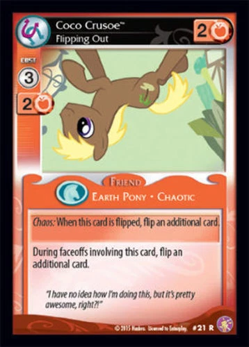 My Little Pony Absolute Discord Coco Crusoe, Flipping Out  - 21 -  MLP CCG  - Image 1 of 1
