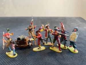 Elastolin, rare Ottoman and Renaissance period soldiers 40 cm, plus cannon - Picture 1 of 11