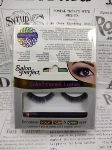 Salon Perfect Color Enhance False Eye Lashes Purpl Plum lot of 4 packages New - Picture 1 of 7