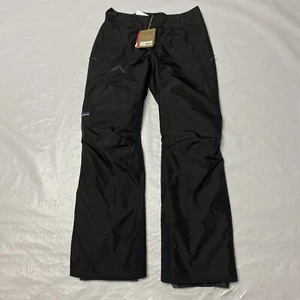 NWT Patagonia Womens Medium Regular Insulated Powder Town Snow Pants Black/Black - Picture 1 of 9