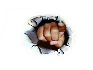 Mostrar Finger Show YOU DU Mano Puerta Pegatina 17 x 18 cm Coche Tribal Tatoo - Imagen 1 de 1