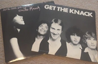 The Knack Vinyl Lot 1979 Get The Knack 1980 But The Little Girls Understand VG+  - Image 1 of 4