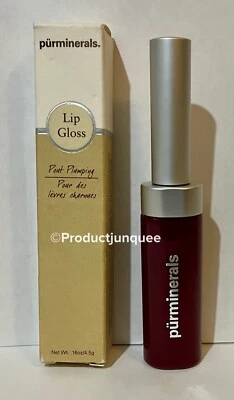 VHTF! purminerals Pout Plumping Lip Gloss Deep Amethyst Pur Minerals Lipgloss - Image 1 of 4