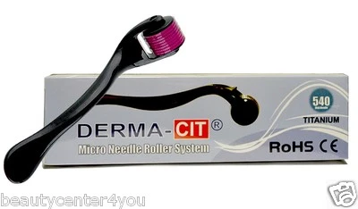 Derma Skin Roller Wrinkles, Anti Hair Loss, Beard Growth (540Pin) By DERMA-CIT - Image 1 of 4