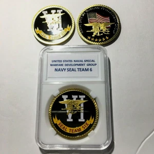 Seal Team 6 CHALLENGE COIN US NAVY NAVAL SPECIAL WARFARE DEVELOPMENT GROUP RARE - Picture 1 of 11