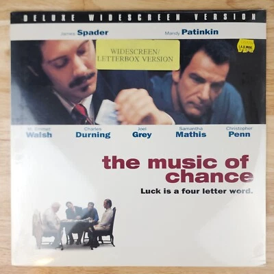 The Music Of Chance Laserdisc LD Movie Deluxe Widescreen James Spader Sealed - Image 1 of 4