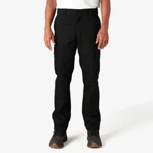 Dickies Men's Pants Straight Leg Flex Fabric Slim Fit Cargo Pocket Pants 33 x 32 - Picture 1 of 10