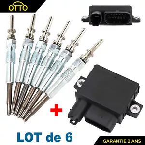 Boitier de Préchauffage + 6 Bougies pour BMW X3 X5 E53 3.0d X6 xDrive d 30d 35d - Imagen 1 de 10