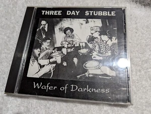 THREE DAY STUBBLE Wafer Of Darkness CD Nerd Rock Faxed Head Caroliner Rainbow - Imagen 1 de 4