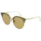 Bottega Veneta BV0210S 004 Gold & Yellow Sunglasses Sonnenbrille  55-13-140