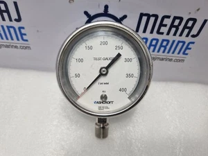 ASHCROFT ADJ Test Gauge 2psi subd 0-400 - Picture 1 of 7