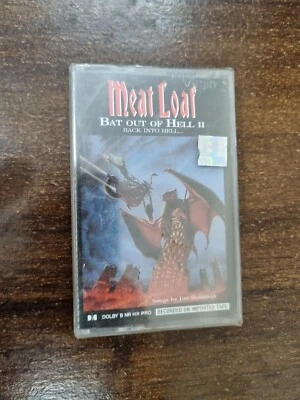 Meat Loaf - Bat Out of Hell II: Back into Hell INDIA MADE SEALED CASSETTE  - Image 1 of 3