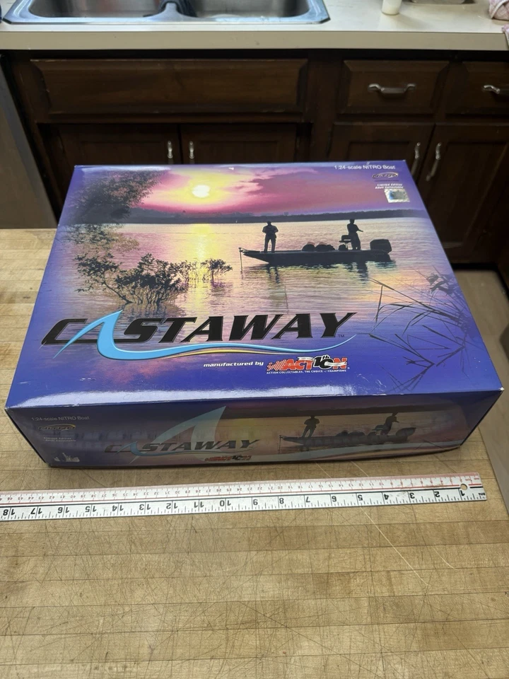 The Intimidator 1:24 Dale Earnhardt #3 LEGACY CASTAWAY NASCAR NITRO BOAT TRAILER - Image 1 of 4