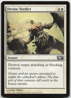 Divine Verdict 8 Common Magic 2010 (M10) NM MTG - Image 1 of 2