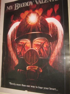 HORROR BUNTES KUNSTWERK FILMPOSTER MY BLOODY VALENTINE #2 - Bild 1 von 1