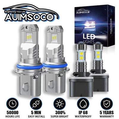 Faro LED CSP + luz antiniebla bombillas blancas para Ford E-350 Econoline 1994-2000 2007 Foto 1 de 4