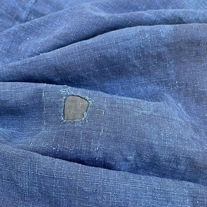 Vintage Japanese Textile Aizome Indigo Blue BORO 102×170cm G55865 - Picture 1 of 12