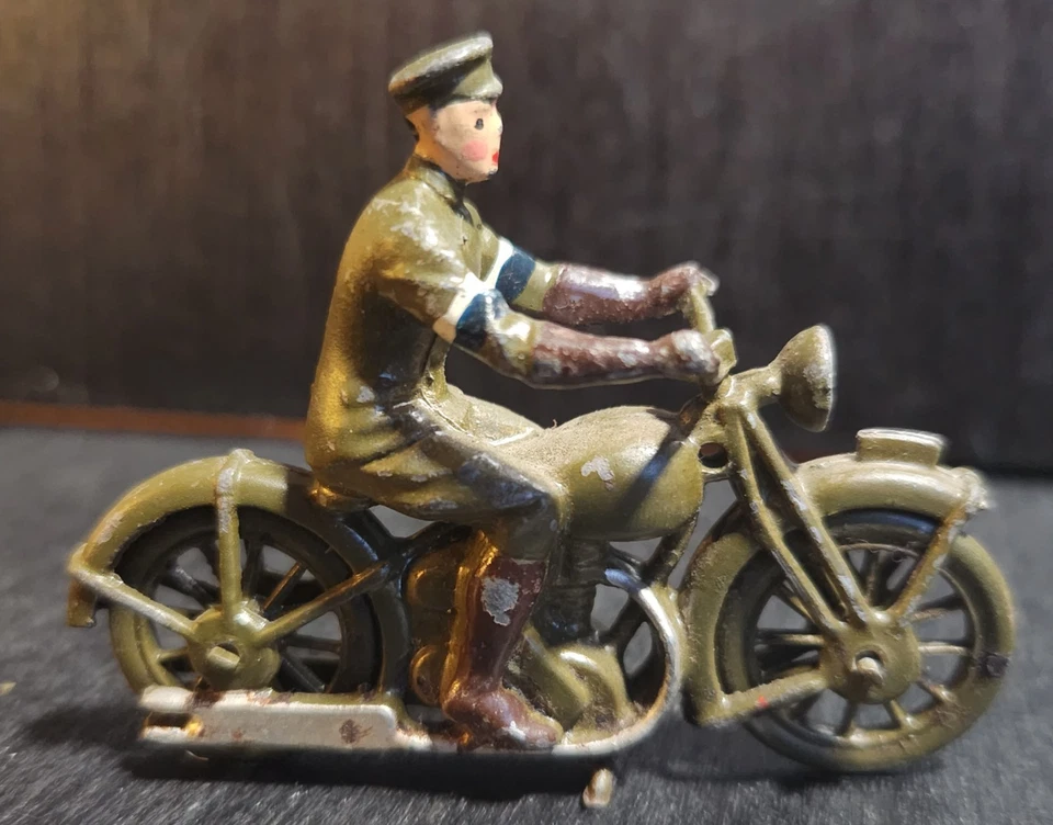 FIGURA DE SOLDADO PRINCIPAL DE COLECCIÓN DEL CUERPO DE SEÑALES DE MOTOCICLETA GRAN Bretaña #1791 Foto 1 de 4