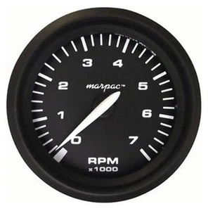 TACÓMETRO MARPAC MARINE CARA NEGRA 0-7000 RPM - Imagen 1 de 7
