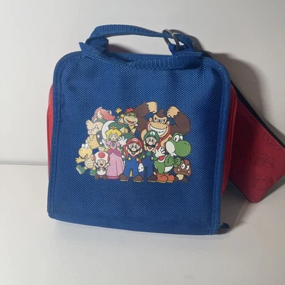 Estuche de Transporte Nintendo 2DS 3DS XL DS DSi Lite Super Mario Bros Azul - Usado y Limpio Foto 1 de 4