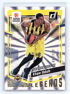 Ekpe Udoh 2023-24 Donruss EuroLeague #185 Holo Laser #/149 - Image 1 of 2