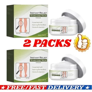 2X Instant Relief Varicose Vein Cream Deep Nourishing,Improving Varicose-Veins - Picture 1 of 17