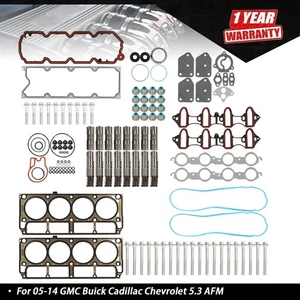 Head Gasket Set Bolts Lifters For 05-14 GMC Buick Cadillac Chevrolet 5.3 AFM - Imagen 1 de 10