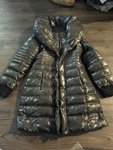 Women’s Small, Long, Black Puffer Jacket - Picture 1 of 3