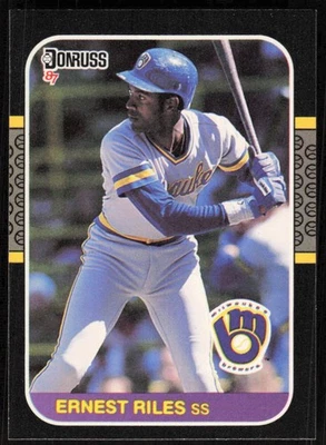 1987 Donruss #151 Ernest Riles   - FREE SHIPPING - Image 1 of 2