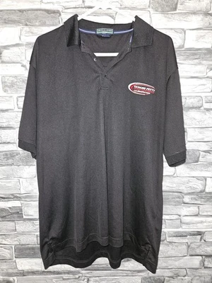 Polo negro Richard Petty Driving Experience para hombre talla XL Foto 1 de 4