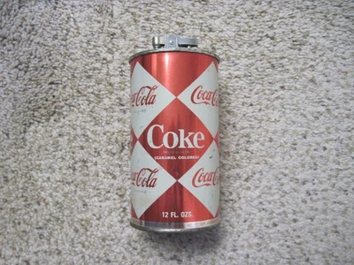 ENCENDEDOR DE MESA LATA PATRÓN DIAMANTE COCA COLA VINTAGE LATA SIN USAR Foto 1 de 4