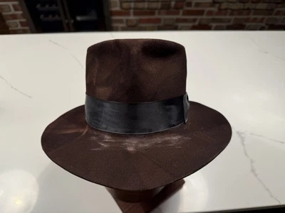 ¡El Dr. Jones! ¡Sombrero Indiana Jones! Reacondicionado personalizado. Tinte personalizado. Foto 1 de 4
