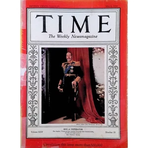 Time Magazine May 6 1935 United Kingdom King George V Cover Weekly News - Picture 1 of 13