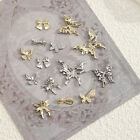 5Pcs Cute Three-dimensional Butterfly Nail Decoration Glitter Nail Accessories