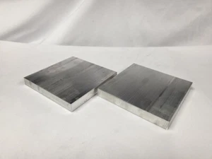 6061 Aluminum Flat Bar, 1/2" x 4" x 4" long, Solid Stock, Plate, Machining, 2pk - Picture 1 of 8