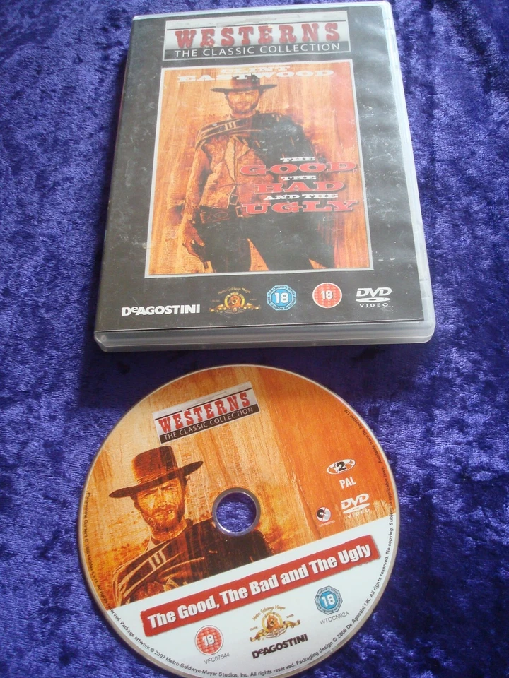 DVD THE GOOD THE BAD AND THE UGLY CLINT EASTWOOD CLASSIC WESTERN UK R2 - Image 1 of 1