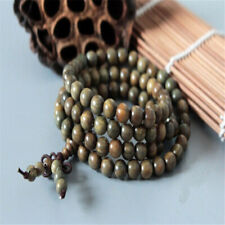 6mm Green sandalwood beads bracelet 108 Beads MONK Chakras Lucky DIY Buddhism