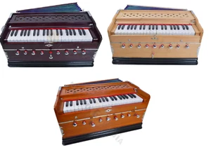 New Professional Indian Cultura Premium Reed Multi Bellow 9 Stopper Harmonium - Picture 1 of 27